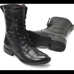 Born lace up combat boots